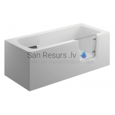 POLIMAT acrylic rectangular bathtub for invalids AVO 160x75
