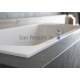 POLIMAT aкриловая прямоугольная ванна CLASSIC SLIM 130x70