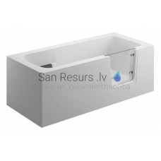 POLIMAT acrylic rectangular bathtub for invalids AVO 170x75