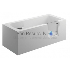 POLIMAT acrylic rectangular bathtub for invalids AVO 180x80