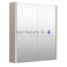 RB JOY  60 шкафчик с зеркальными дверцами (Taupe) 650x580x120 мм