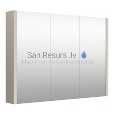 RB JOY  90 шкафчик с зеркальными дверцами (Taupe) 650x880x120 мм