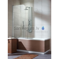 RADAWAY cтенка для ванны EOS PNJ 152x70 Хром + прозрачное стекло L/R