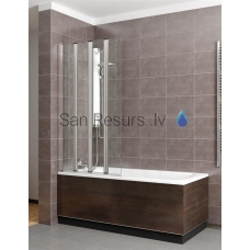 RADAWAY bathtub wall EOS PNW4  86x152 Chrome + transparent glass