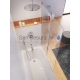 Ravak cтенка для ванны CVS2 100 P блестящий + прозрачное стекло