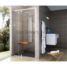 Ravak shower door Pivot PDOP2 120 white + Transparent