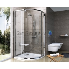 Ravak shower enclosure Pivot PSKK3 100 bright alu/chrome + Transparent