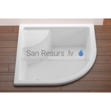 Ravak semi-circular acrylic shower tray with a seat Sabina 800 x 800
