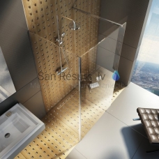 Ravak dušas stūris WALK IN Corner 120/90x200 spīdīga + caurspīdīgs stikls