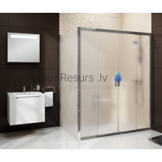 Ravak shower door Blix BLDP4 150 white + Transparent