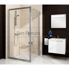 Ravak shower wall Blix BLPS 100 satin + Transparent 