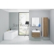 RAVAK asymmetric acrylic bathtub 10° R 160x95 cm