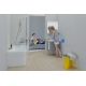 RAVAK asymmetric acrylic bathtub 10° R 160x95 cm
