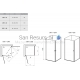Ravak shower enclosure Chrome CRV1 100 satin + Transparent