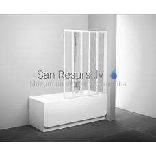 Ravak bathtub wall VS5 white + plastic Rain