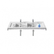 Washbasin Stratum, 1300x500 mm, double, white