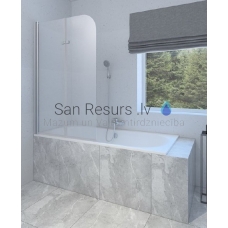 Rubineta bathtub screen RUB-509 Transparent 150x100