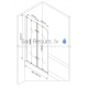 Rubineta cтенка для ванны RUB-509 прозрачное стекло 150x100