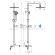 Rubineta душевой комплект-система с смесителем для ванны OLO+ULTRA-10 (SW) (DV3/4)