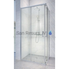 Rubineta dušas kabīne RUB-106 caurspīdīgs stikls 190x90x90