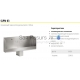 SANELA stainless steel hanging urinal trough, 1200 mm