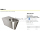 SANELA stainless steel hanging toilet for invalids