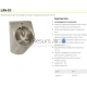 SANELA stainless steel automatic urinal with infrared sensor, 24V