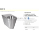 SANELA anti-vandal stainless sleel floor toilet