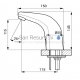 SANELA automatic sink faucet SLU 29B 6V