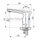 SANELA automatic sink faucet SLU 37B 6V