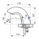 SANELA automatic sink faucet SLU 45B 6V