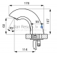 SANELA automatic sink faucet SLU 46 24V