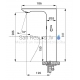 SANELA automatic sink faucet SLU 60 24V