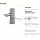 SANELA automatic sink faucet PIEZO SLU 91NPB 6V