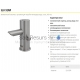 SANELA automatic sink faucet PIEZO SLU 92NP 24V