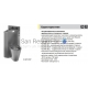 SANELA anti-vandal corner toilet set with washbasin, hanging bowl to the righ