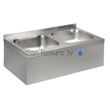 SANELA stainless steel sink SLUN 06EX with mixer SLU 10 24V