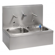 SANELA stainless steel electric sink with thermostatic mixer SLUN 07ETB 6V