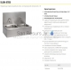 SANELA stainless steel electric sink SLUN 07EB 6V