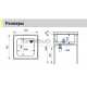 SANELA stainless steel sink SLUN 15