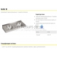 SANELA stainless steel sink SLUN 19