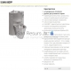 SANELA PIEZO anti-vandal corner toilet set with washbasin, hanging bowl to the righ