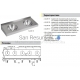SANELA stainless steel sink SLUN 20