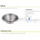 SANELA stainless steel sink SLUN 34