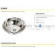 SANELA stainless steel sink SLUN 45