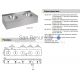 SANELA stainless steel sink SLUN 60P