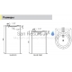 SANELA stainless steel drinking fountain SLUN 23 (800mm)