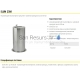 SANELA stainless steel drinking fountain SLUN 23M (650mm)