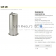 SANELA automatic stainless steel drinking fountain SLUN 23E 24V