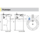 SANELA automatic stainless steel drinking fountain SLUN 23EB 6V